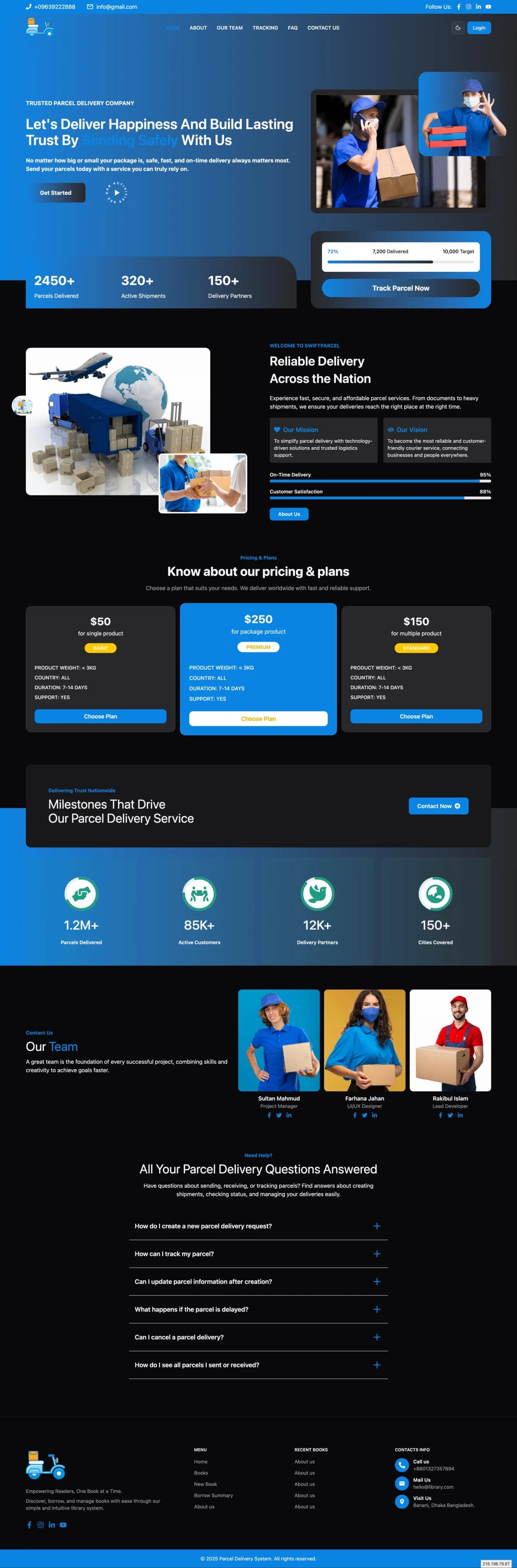 ExpressBD - Parcel Delivery Management System
